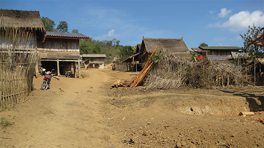 Dorf in Laos