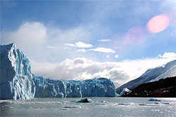 Glaciar Perito Moreno desde el lago