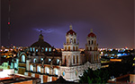 Gewitter über Puebla