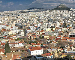 Dächer von Athen