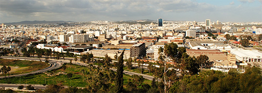 Blick auf Tunis