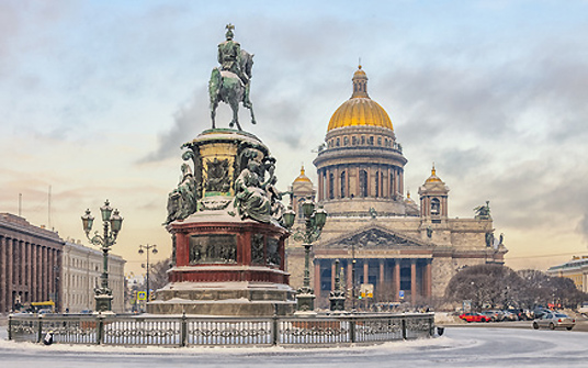Die Innenstadt von St. Petersburg